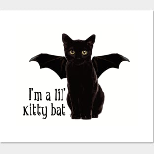 Lil' Kitty Bat Posters and Art